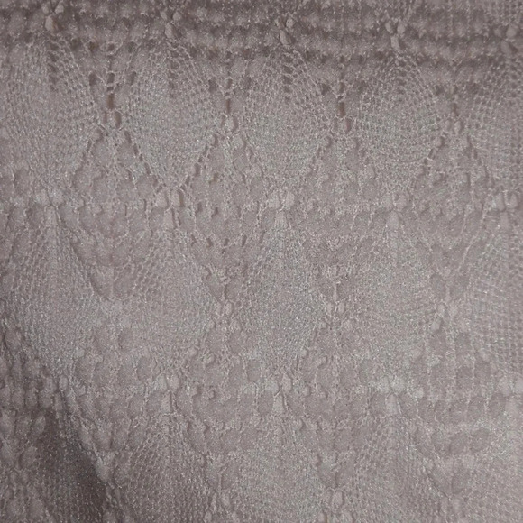 Zara Crochet Lace Swiss Dot Pink Mini Dress S - Picture 7 of 7